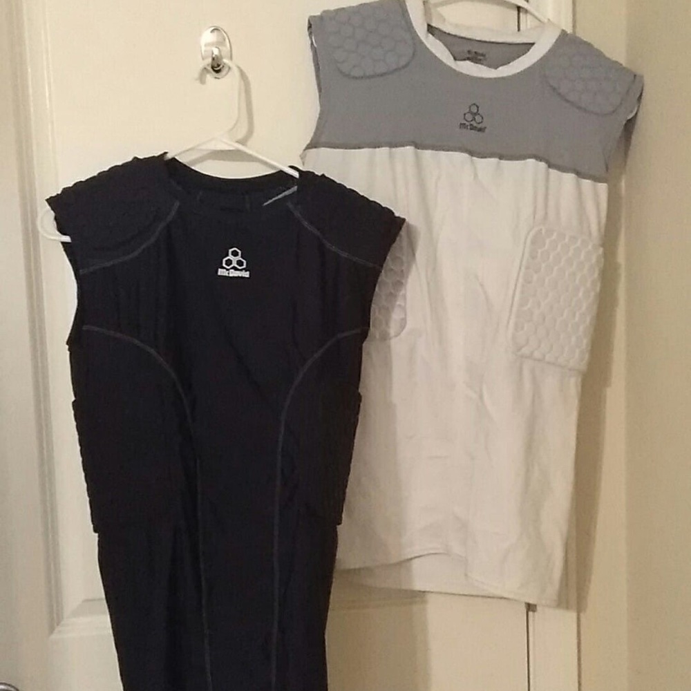 McDavid padded football tanks